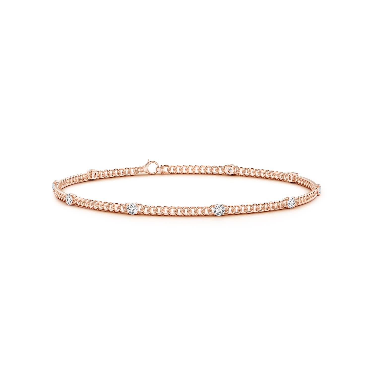De las mujeres Pulsera de diamantes naturales engastados Angara en oro macizo de 14 quilates para mujer en venta