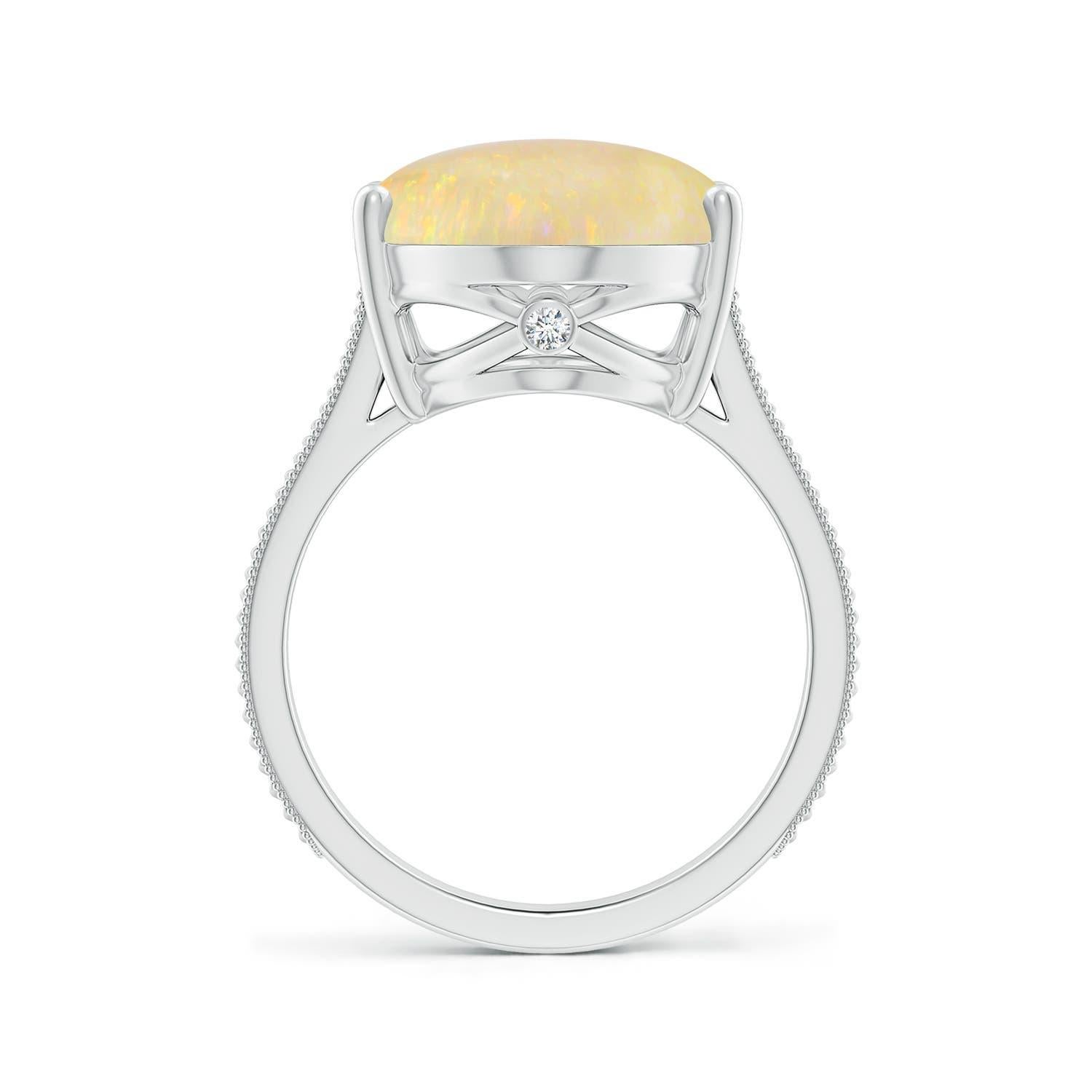 Moderno Anello Angara Nature con solitario incastonato e certificato GIA da 8,82 carati in oro 14K in vendita