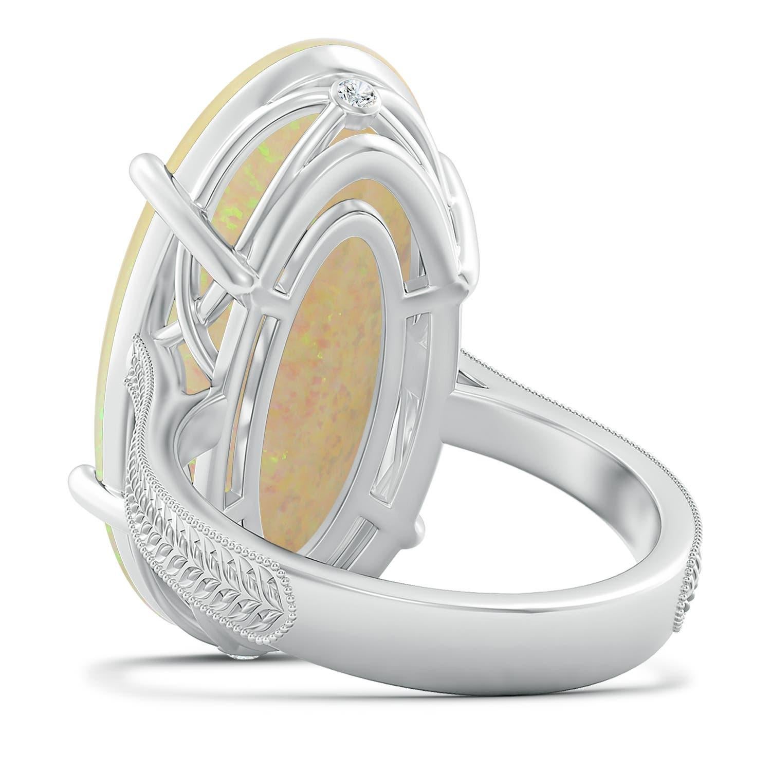 Anello Angara Nature con solitario incastonato e certificato GIA da 8,82 carati in oro 14K In condizioni Nuovo in vendita a Los Angeles, CA