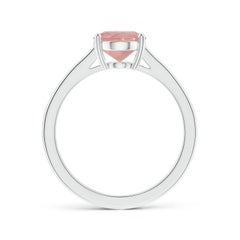 Angara Cuarzo Rosa Ovalado de 2,33 ct con Solitario Certificado GIA 14K Gol