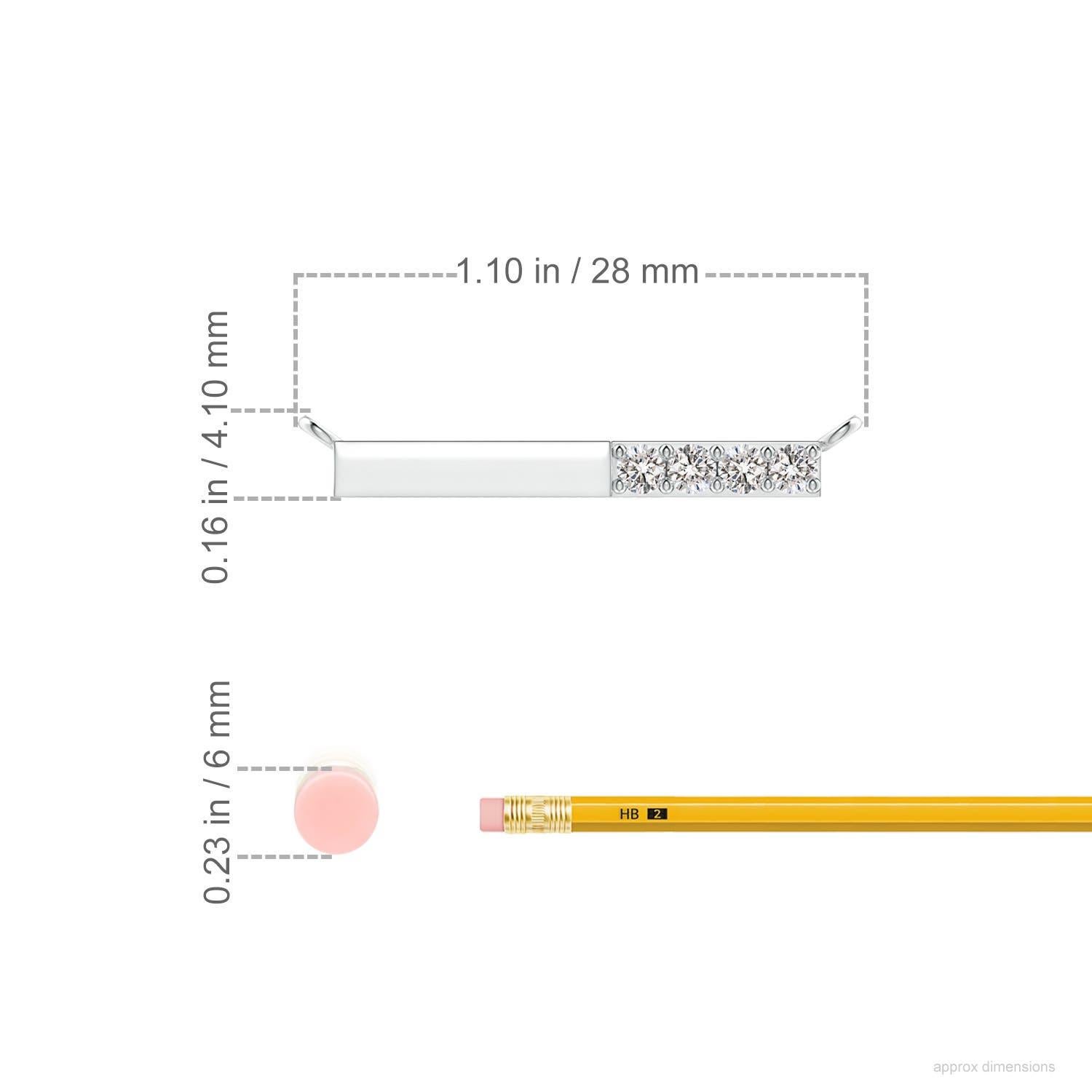 Taglio rotondo Collana Angara con diamanti rotondi naturali incastonati in oro bianco 14K per donna in vendita
