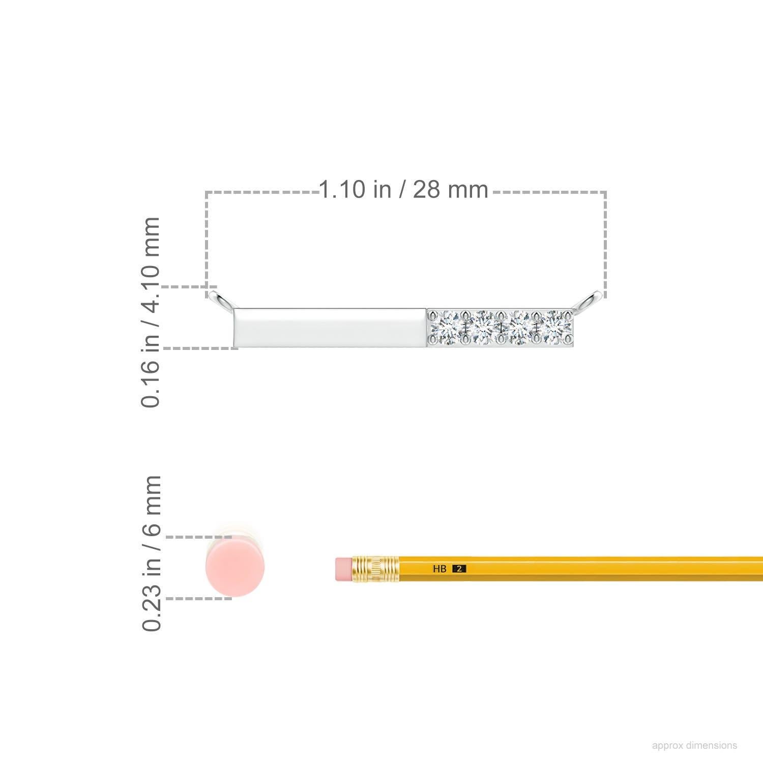 Taglio rotondo Collana Angara con diamanti rotondi naturali incastonati in oro bianco 14K per donna in vendita