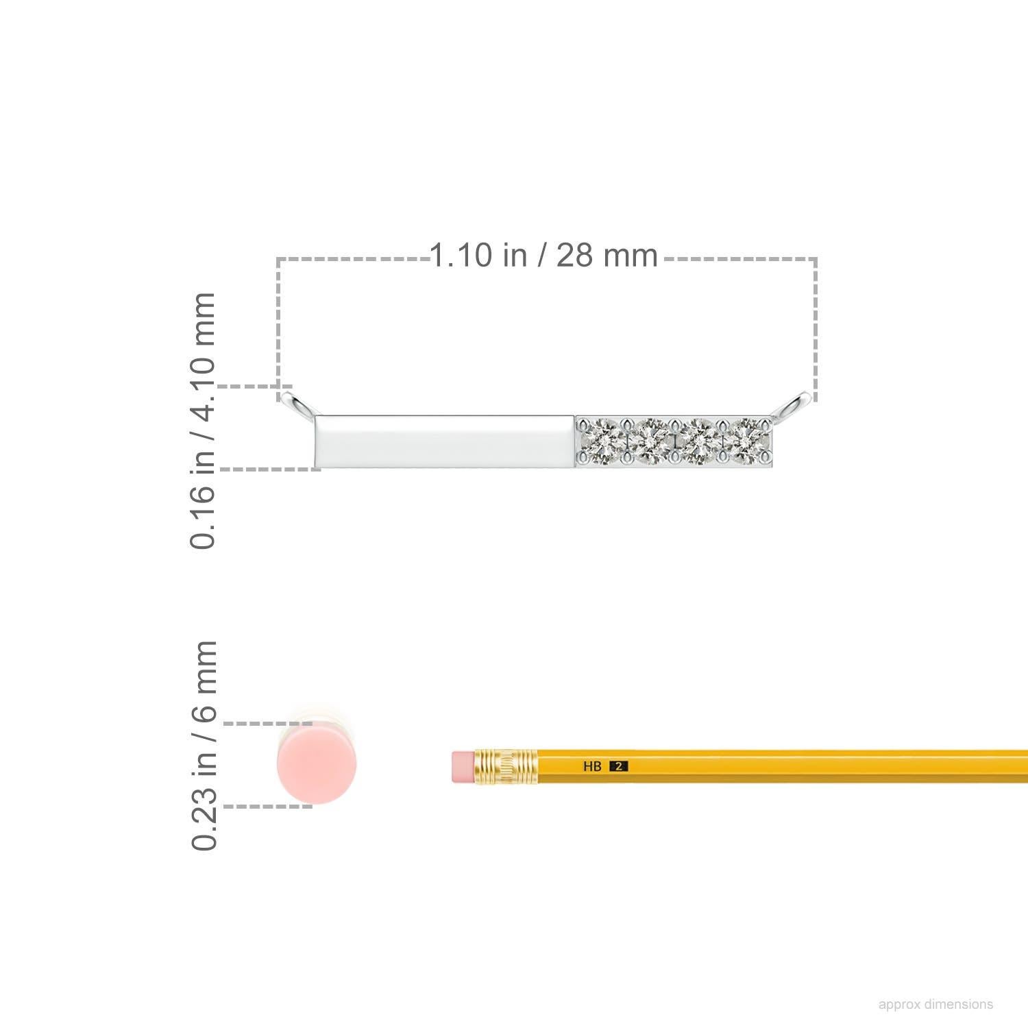 Taglio rotondo Collana Angara con diamanti rotondi naturali incastonati in oro bianco 14K per donna in vendita
