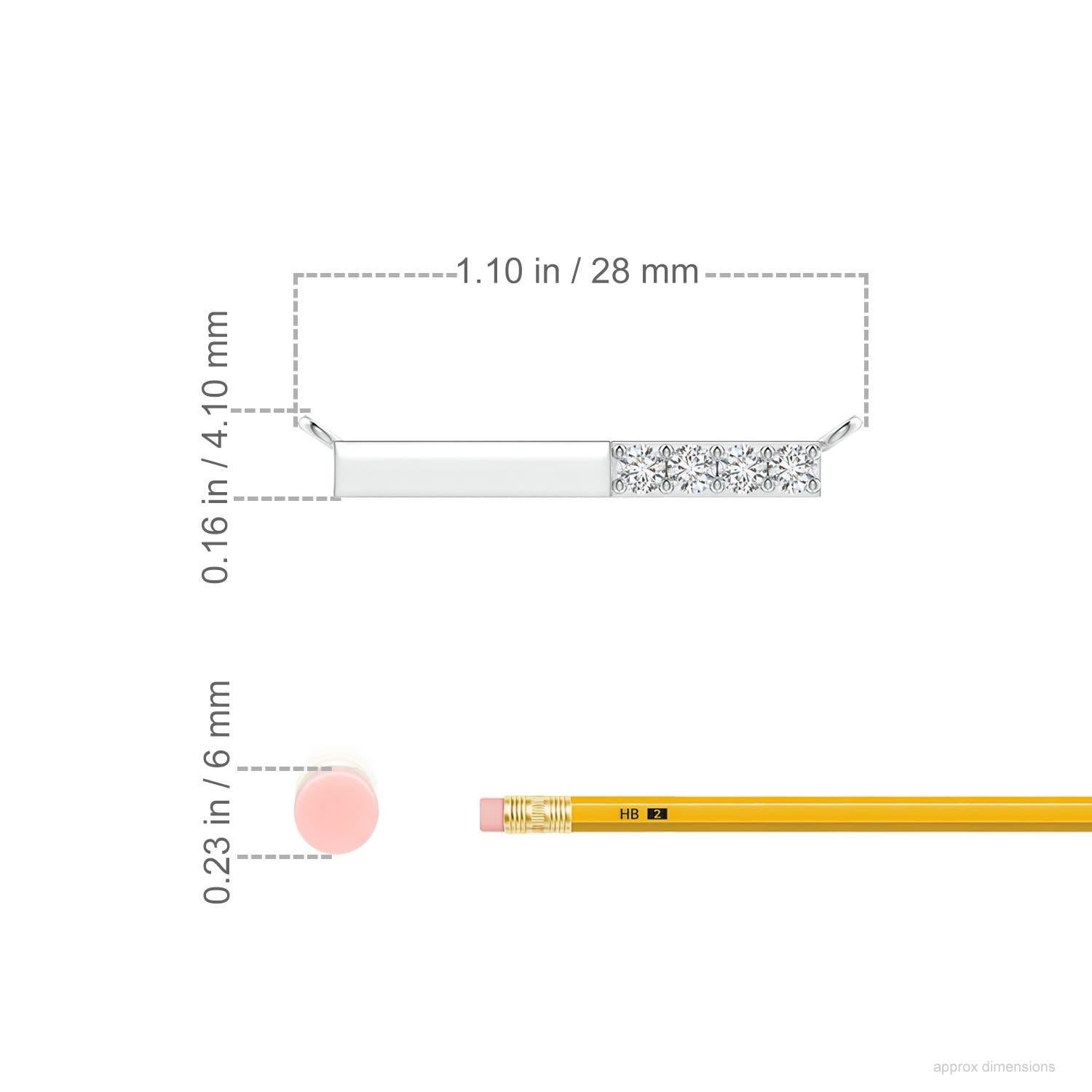 Taglio rotondo Collana Angara con diamanti rotondi naturali incastonati in oro bianco 14K per donna in vendita