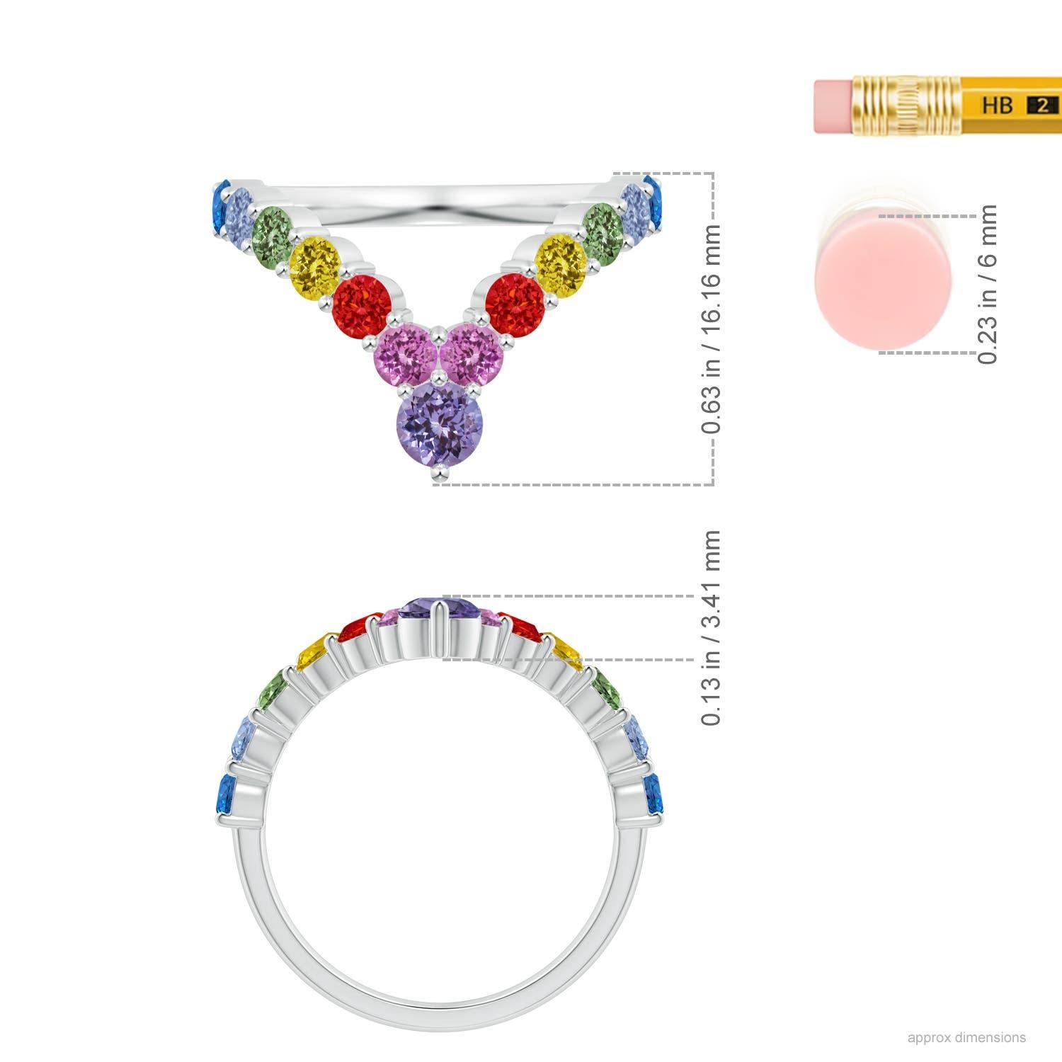 Anello Angara Nature con zaffiri multipli rotondi incastonati in oro massiccio 14K In condizioni Nuovo in vendita a Los Angeles, CA