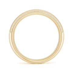 Angara Natural Square 1.8 ct Ruby and Diamond Eternity Band in 14K Solid Gold