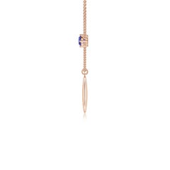 Angara Natural Tanzanite Sagittarius Constellation Medallion Pendant in 14K Gold