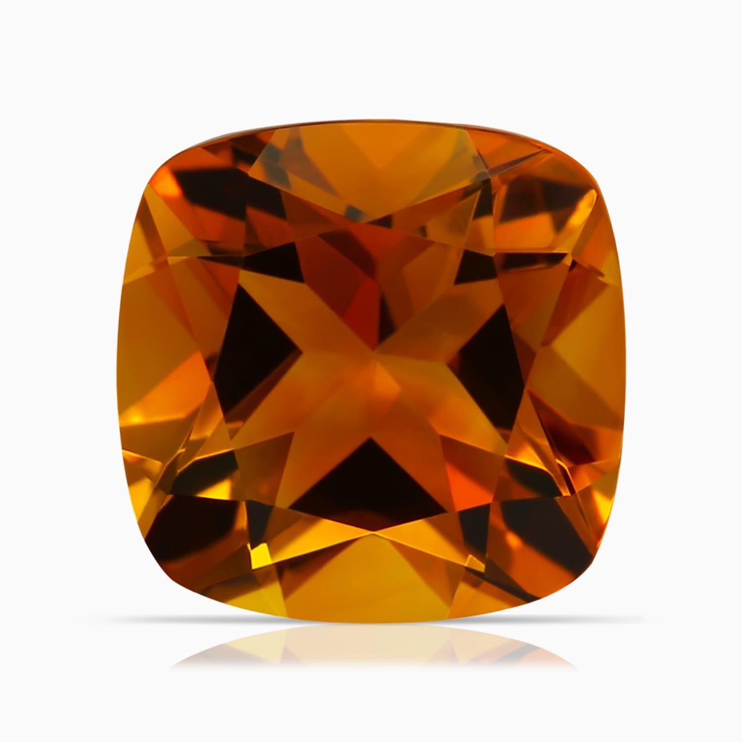 A. Stone Anello con tre pietre naturali e cuscino certificato GIA da 2,83 carati in oro 14K in vendita 1