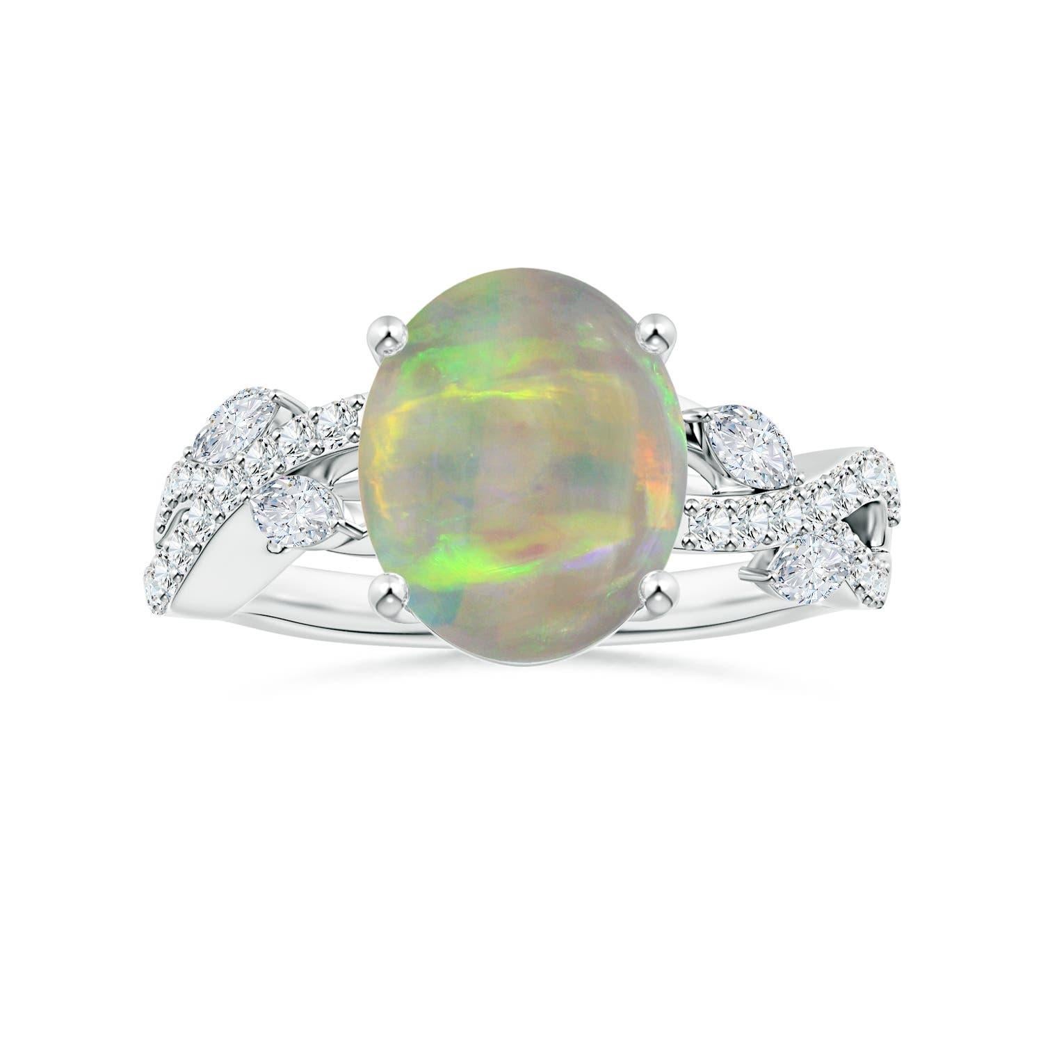 Opal Ring With Diamonds - 1,646 For Sale on 1stDibs | diamond opal