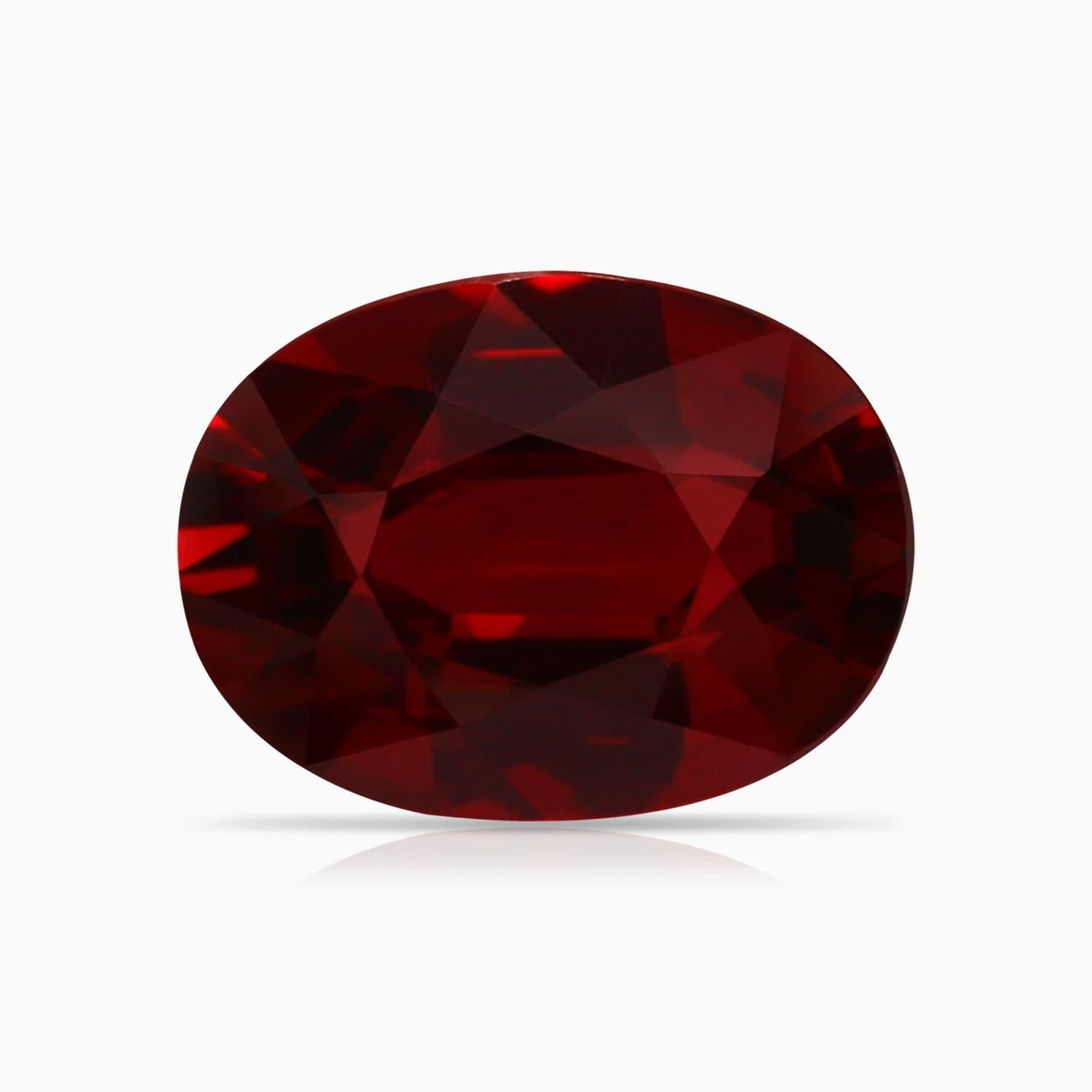 ANGARA Princess Diana Inspired GIA Certified Ruby Halo Ring in Platinum 5
