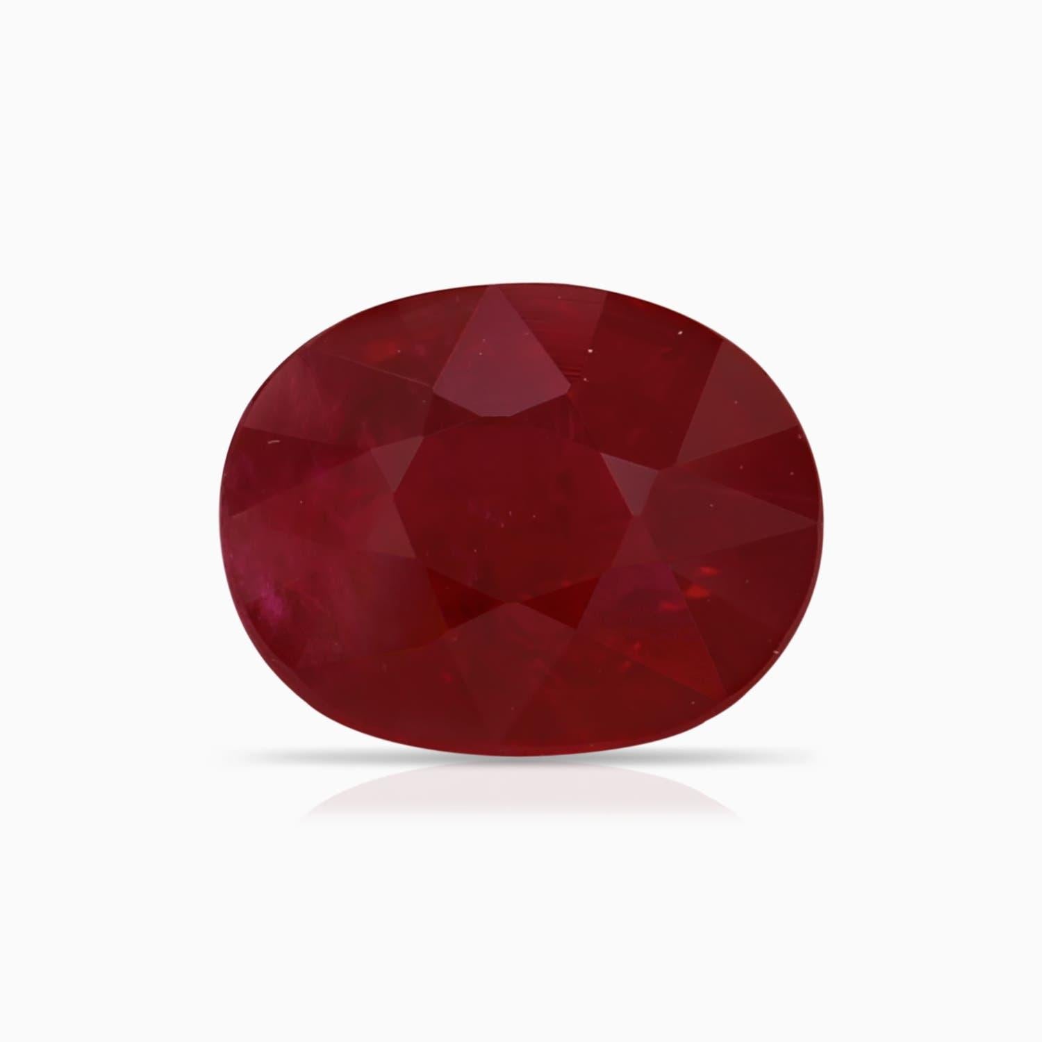 Angara Princess Diana Inspired Gia Certified Ruby Ring in Rose Gold with Halo 6