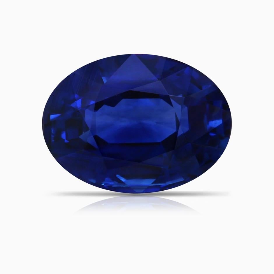 ANGARA Princess Diana Inspired GIA Certified Sapphire Halo Ring in Rose Gold 6