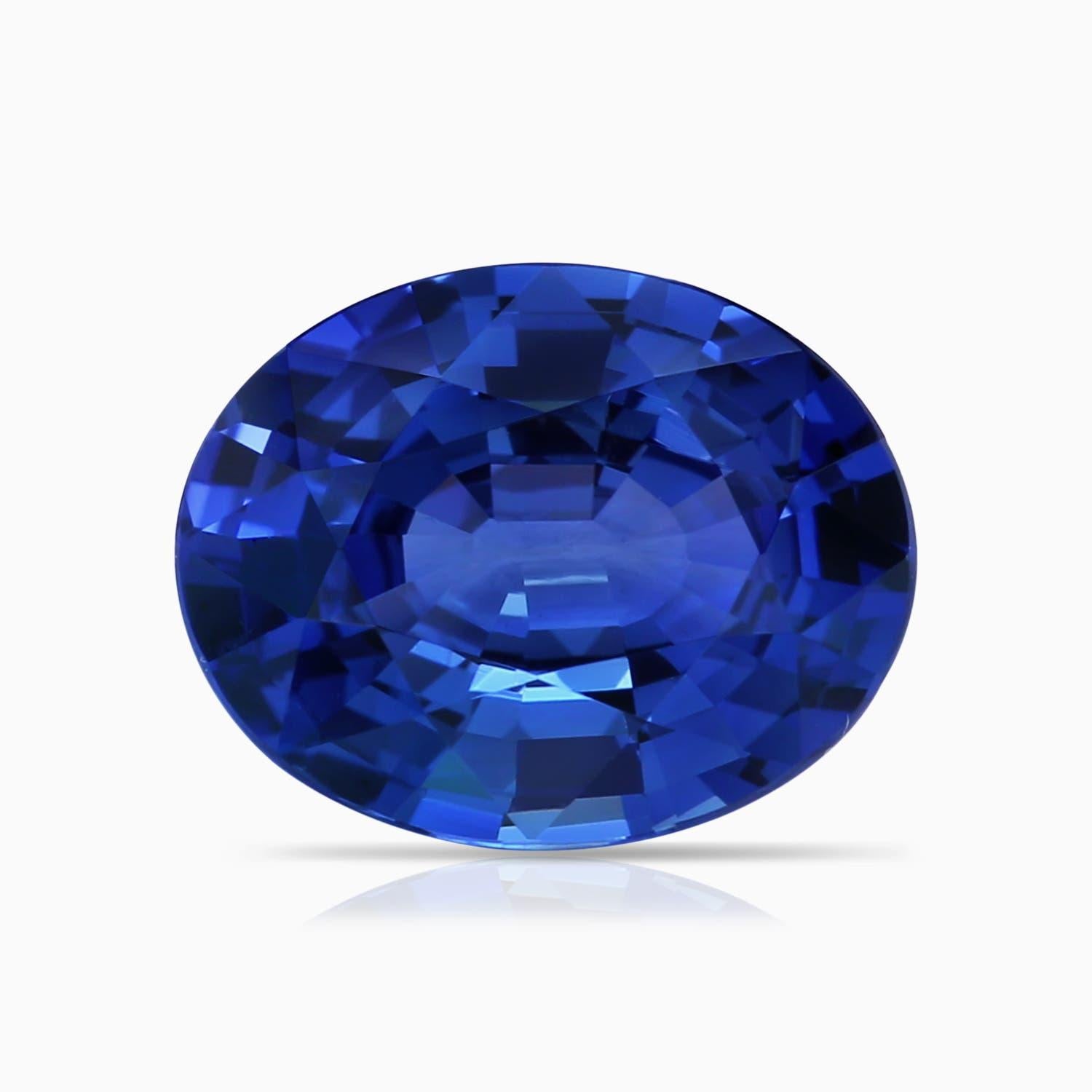 ANGARA Princess Diana Inspired GIA Certified Sapphire Halo Ring in White Gold 5