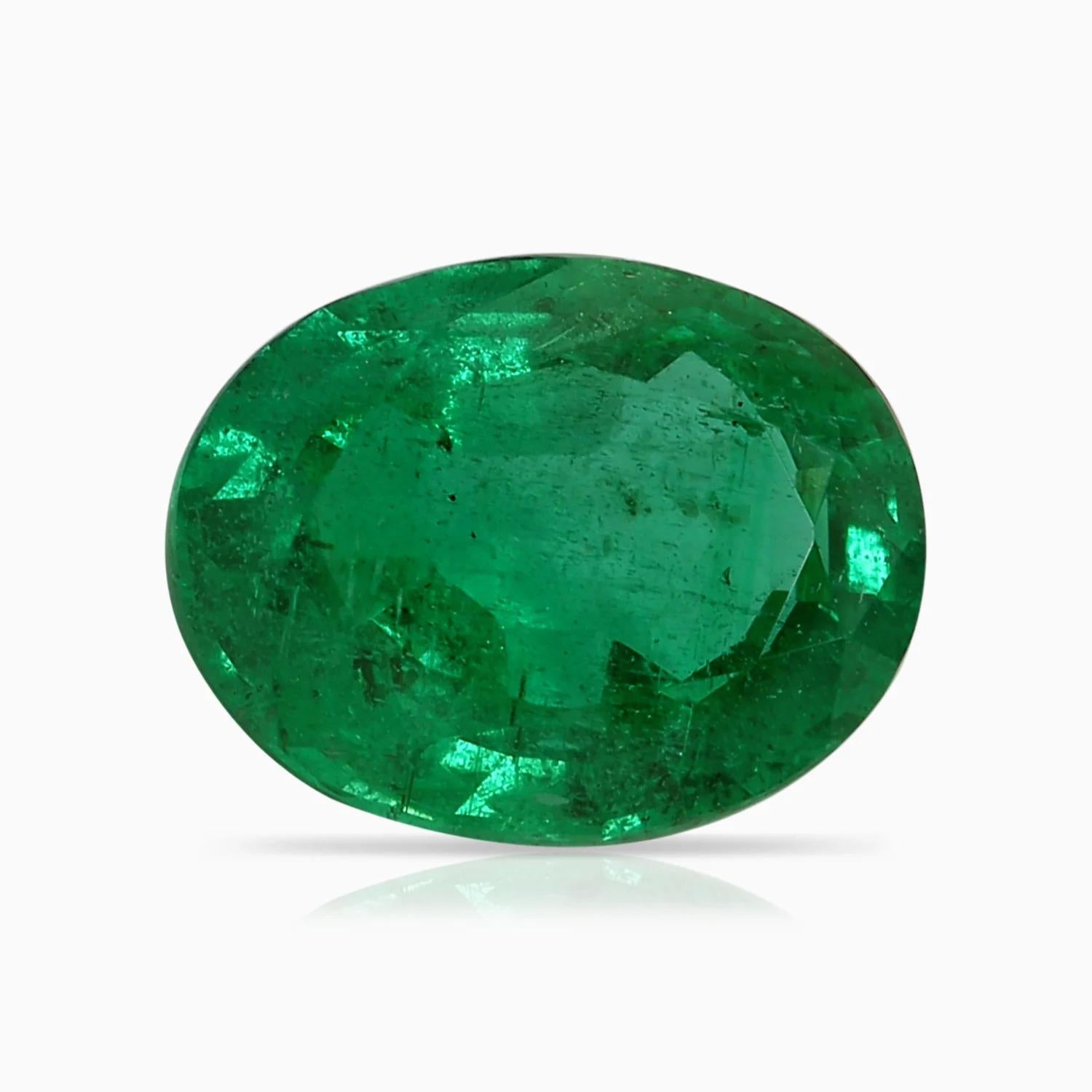 ANGARA Three Stone GIA Certified Emerald Shank Ring in Platinum with Diamonds 6