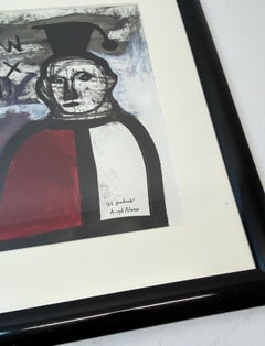 Angel Alonzo "El Graduado" Original Painting Late 20th Century