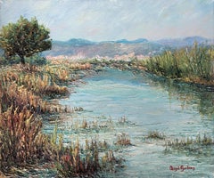 Marsh Öl auf Leinwand Gemälde spanische Meereslandschaft