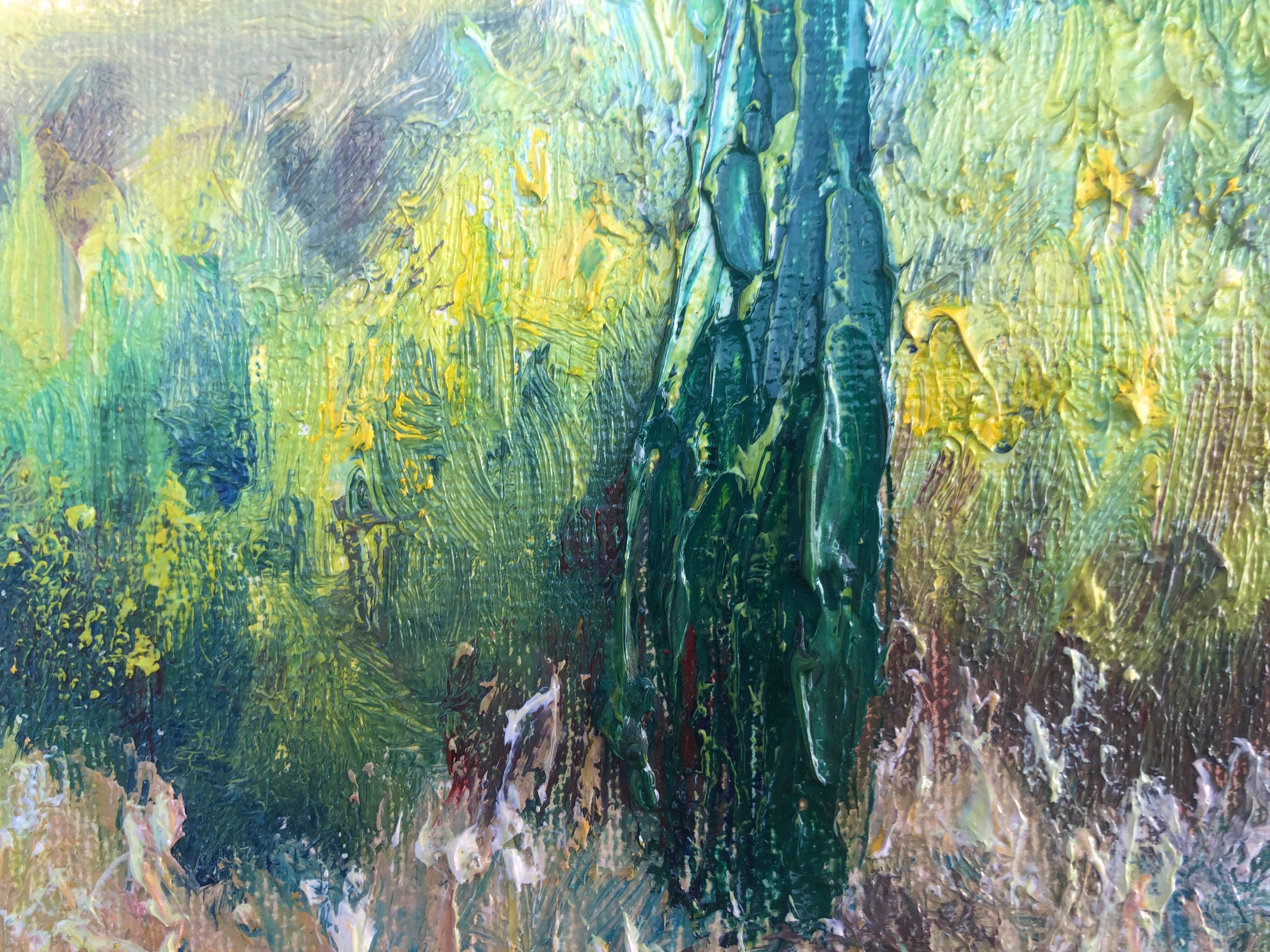 Costa española óleo sobre lienzo pintura paisaje paisaje marino España - Landscape Painting Gris de Angel Bertran Montserrat