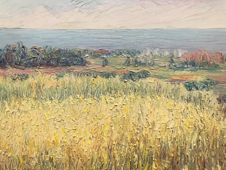 Spanish landscape oil on canvas painting 3