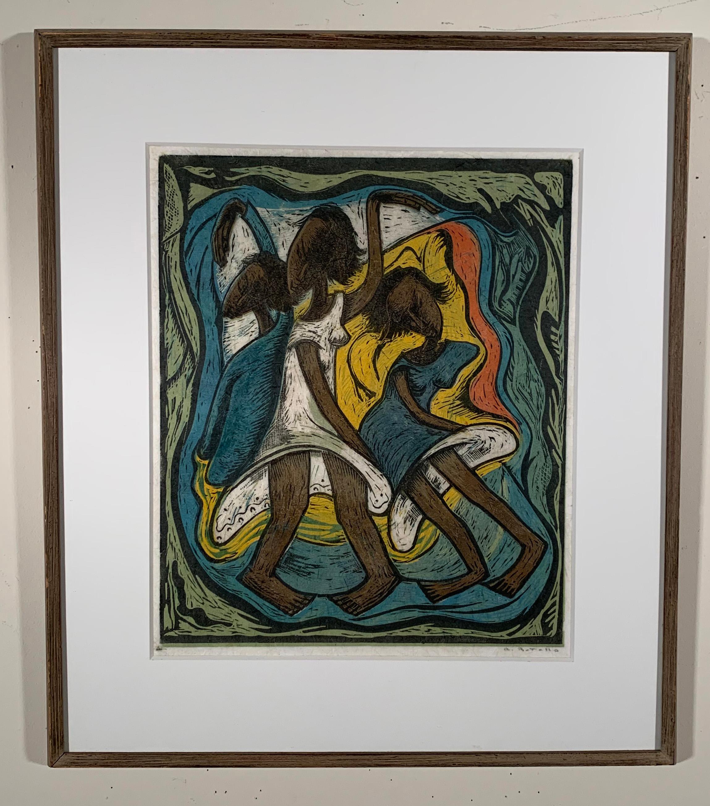THE DANCE - Print by Angel Botello