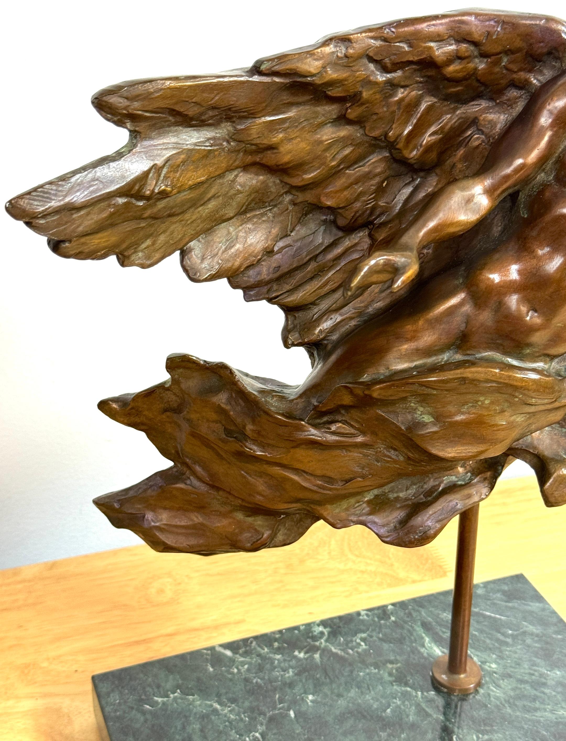 “Angel”- Bronze by Frederick Hart 1992 #76/350 In Good Condition For Sale In West Palm Beach, FL
