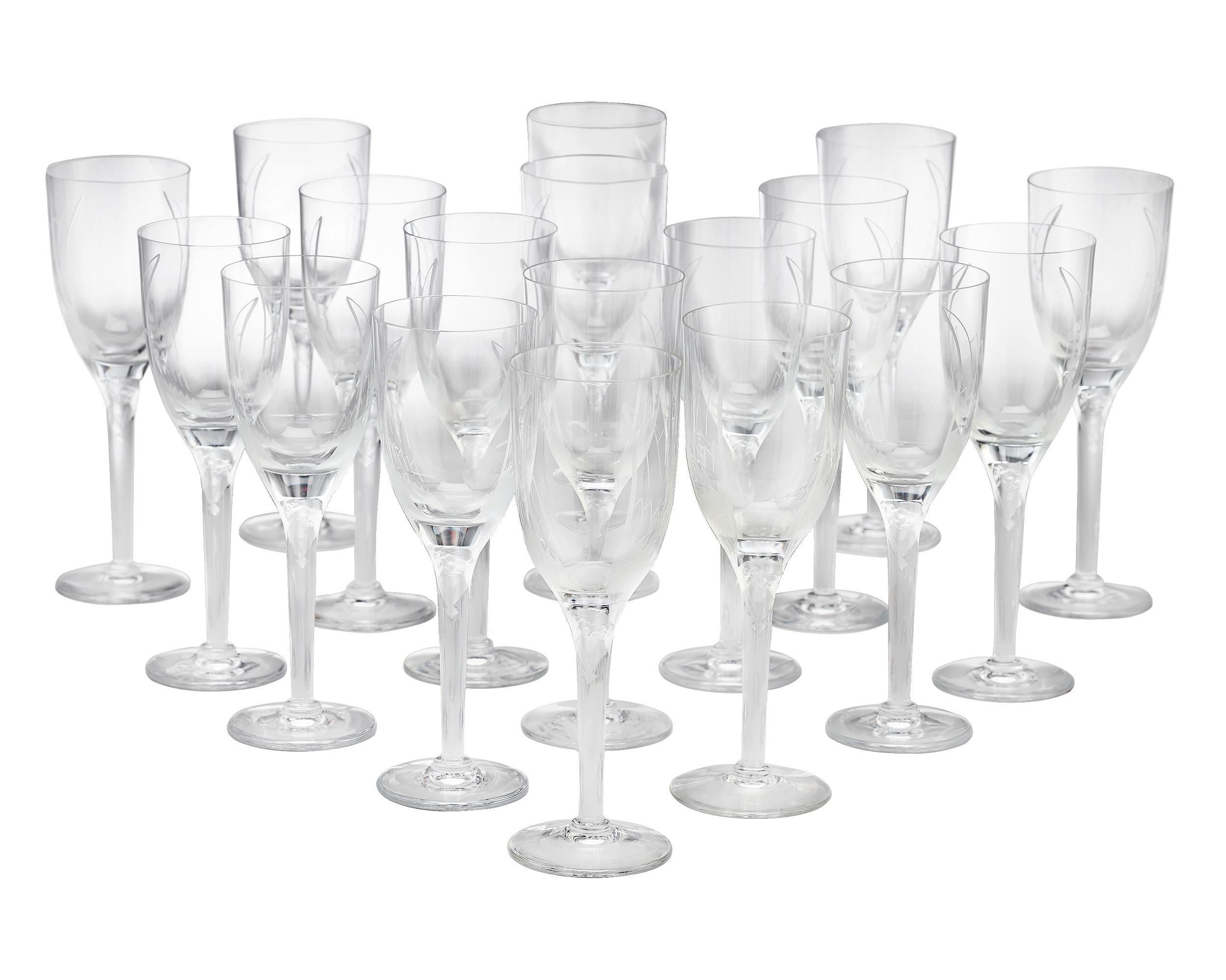 lalique angel champagne glasses