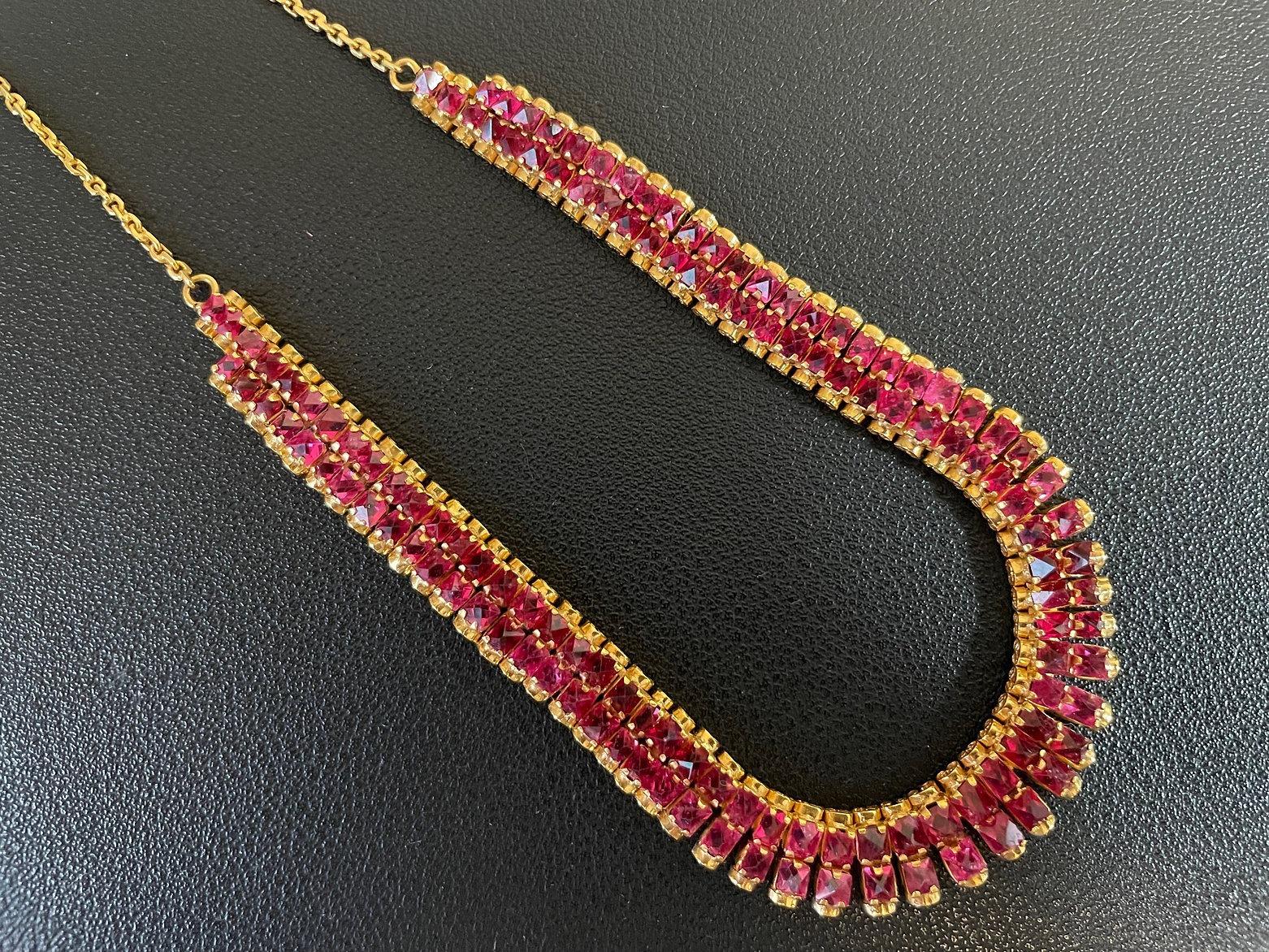 Collana di spinello taglio angelo in vendita 4