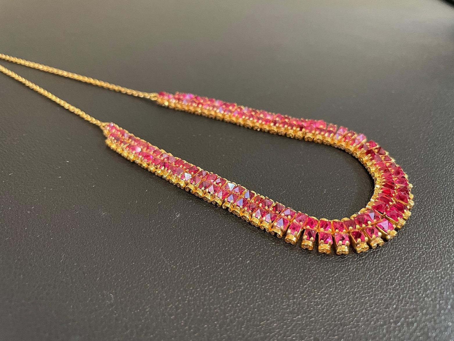 Collana di spinello taglio angelo in vendita 7