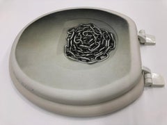 Angel Delgado, ¨Halar la cadena¨, 2010, Sérigraphie, 17.5x14.8 in