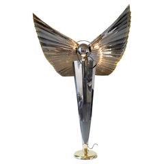 Angel DJ by Sam Rush. 5' 10" Stainless steel and brass Angel in 1930's style