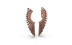 Angel Earrings, 18K Rose Gold