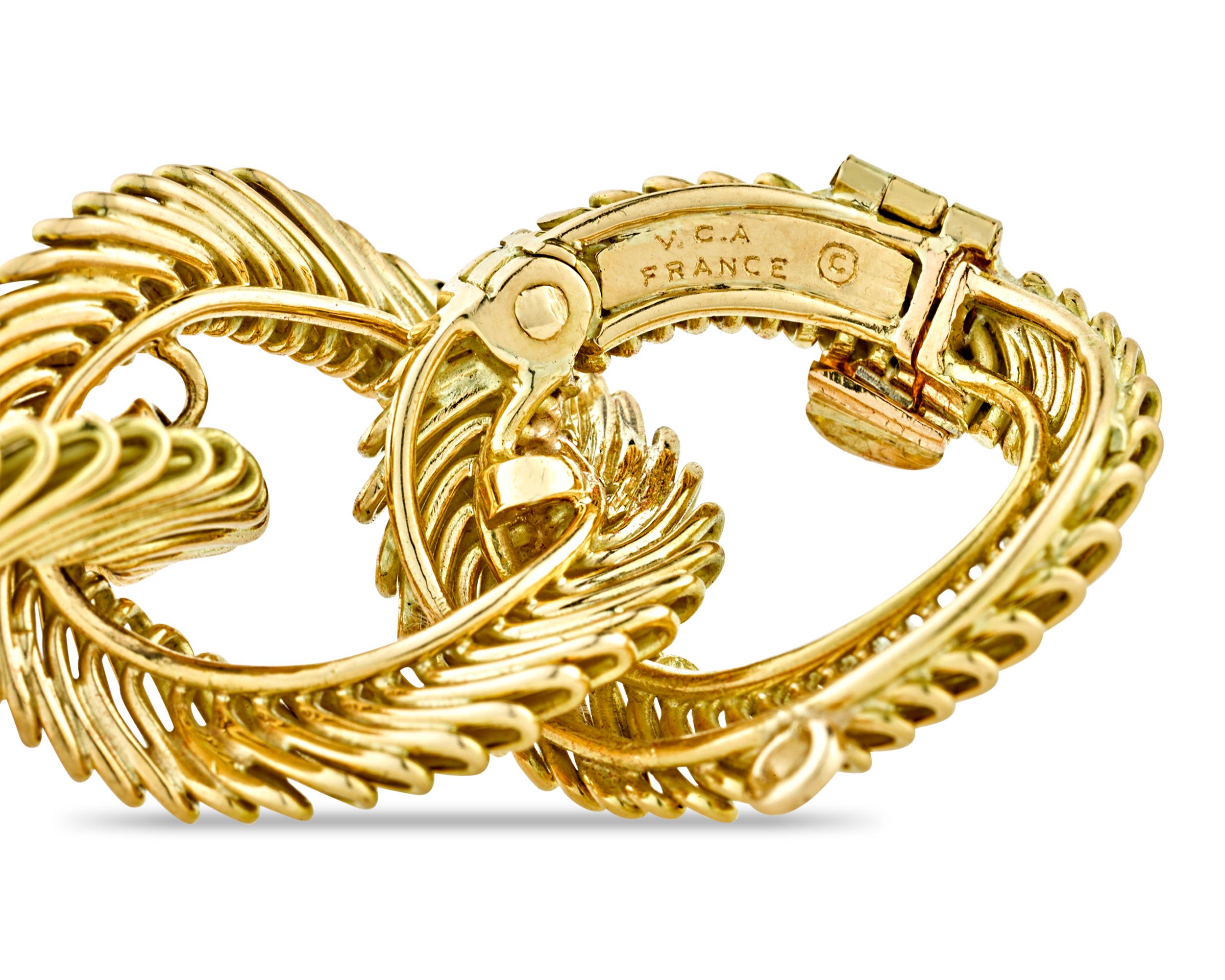 Angel Hair Gold Gliederarmband von Van Cleef & Arpels im Zustand „Hervorragend“ in New Orleans, LA