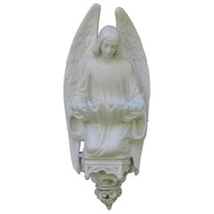 Angel Holy Water Font Vintage, 20th Century