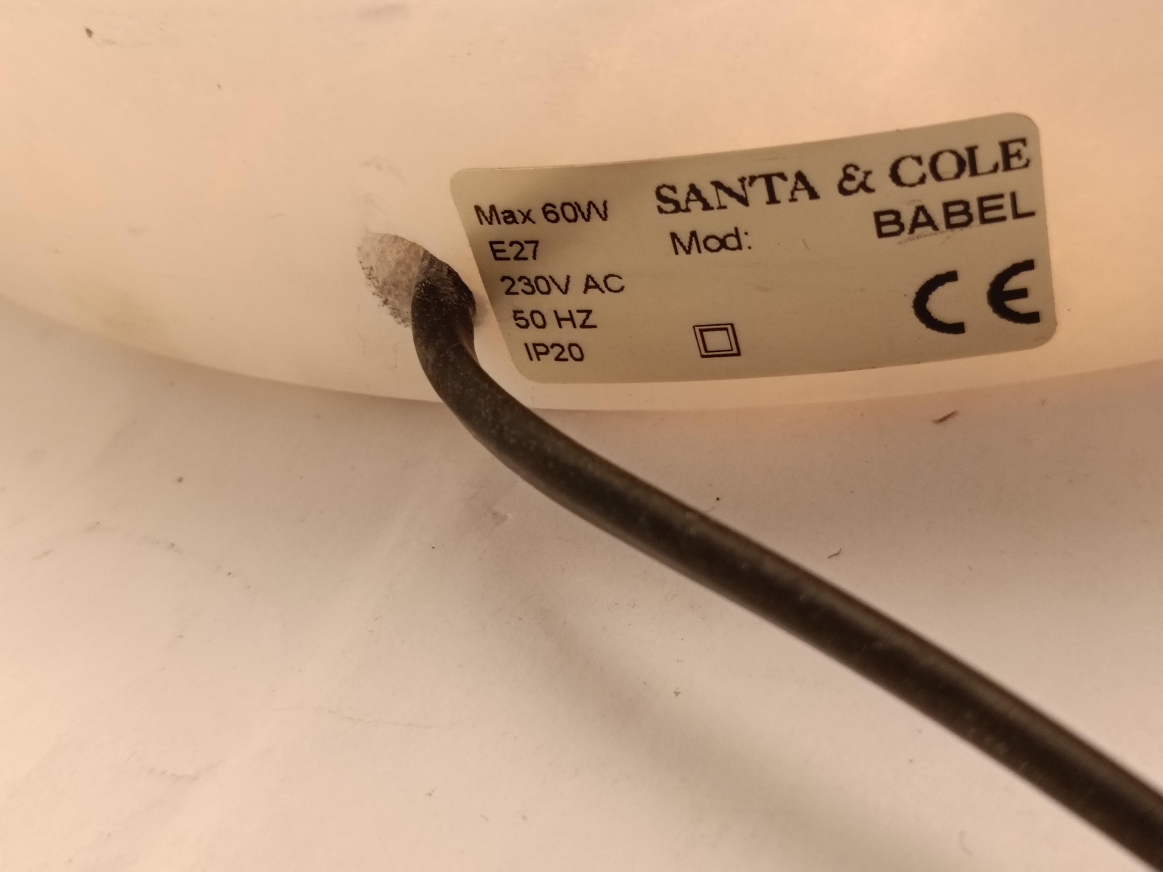 Angel Jove' pour Santa & Cole Lampe de table en albâtre 'Babel', Espagne 1970 en vente 2