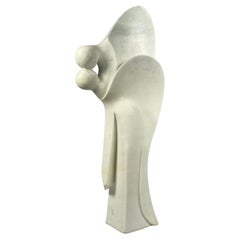 "Angel Kiss" Life Size Granite Sculpture