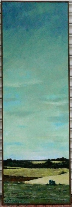 Cirrocumulus. Acrylic on canvas. Úbeda Modern Vertical Landscape