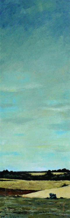 Cirrocumulus. Acrylic on canvas. Úbeda Modern Vertical Landscape