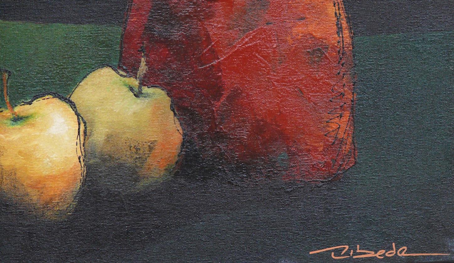 Modern Still-life Úbeda acrylic on canvas Perched of clay and glass For Sale 2