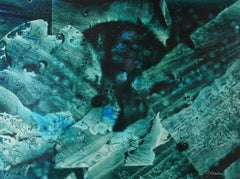 Under The Sea Series Nº 25. Úbeda. Oil fantasy underwater green landscape