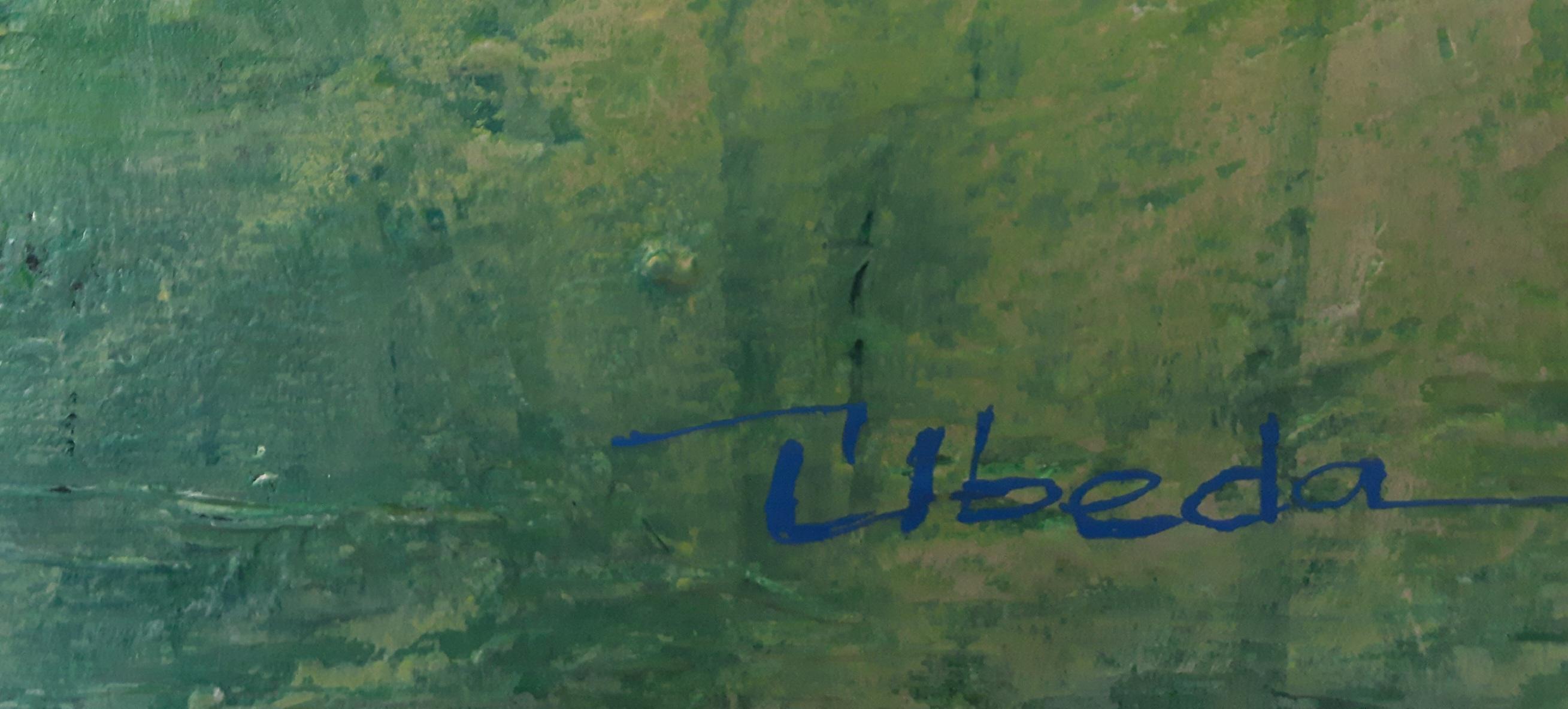 Verschwindende Realität. Zeitgenössische abstrakte impressionistische Malerei. (Abstrakter Impressionismus), Painting, von Ángel Luis Úbeda