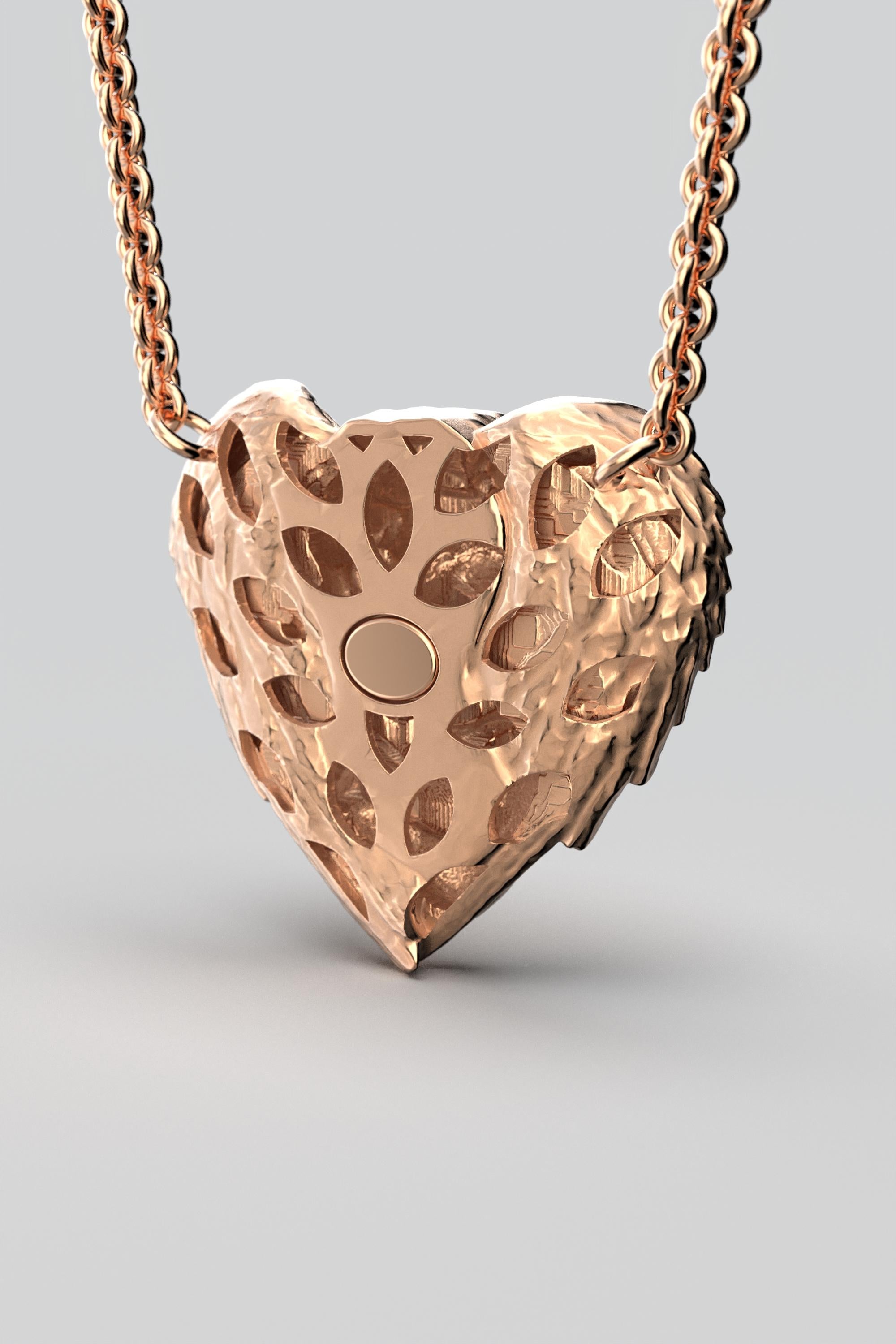 Angel-Halskette aus 14 Karat Gold, hergestellt in Italien von Oltremare Gioielli im Angebot 4