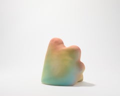 "Dream Pet" Contemporary Colorful Pastel Toned Abstract Ceramic Sculpture