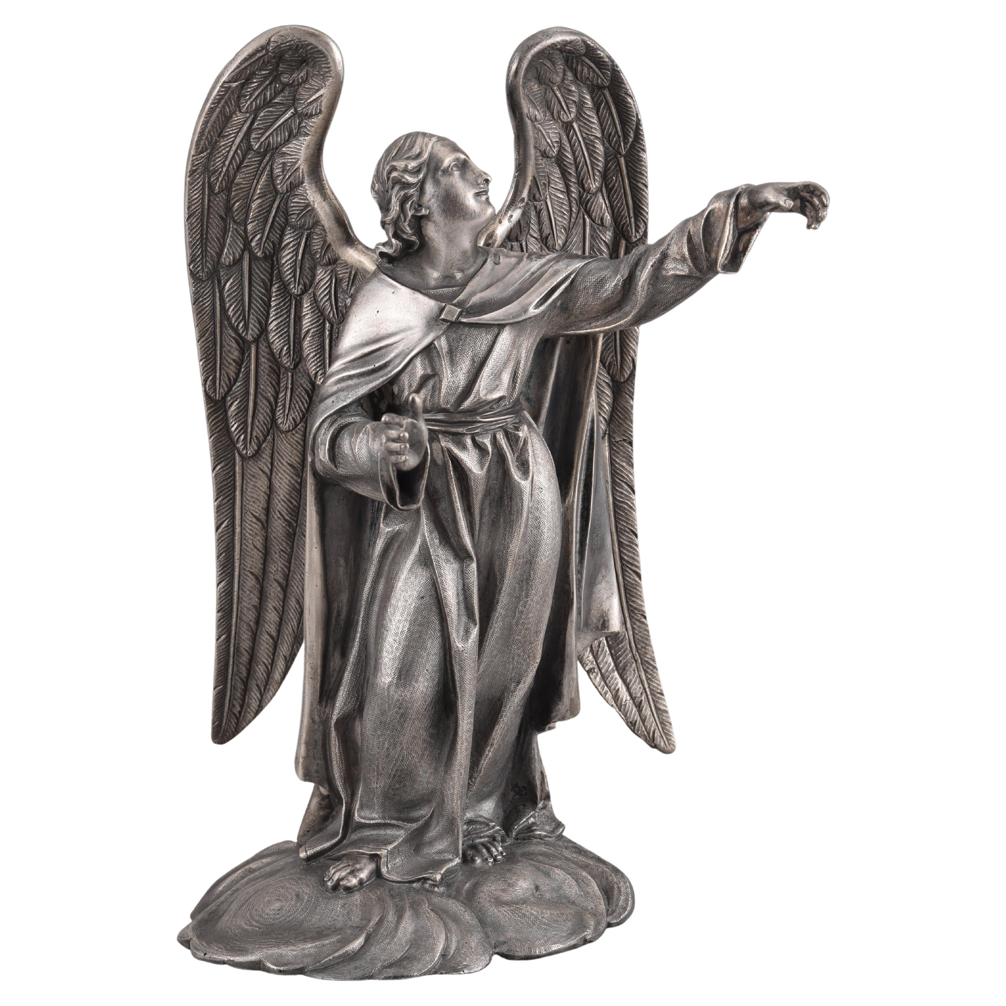 Angel oder Archangel, Metall, 19. Jahrhundert im Angebot