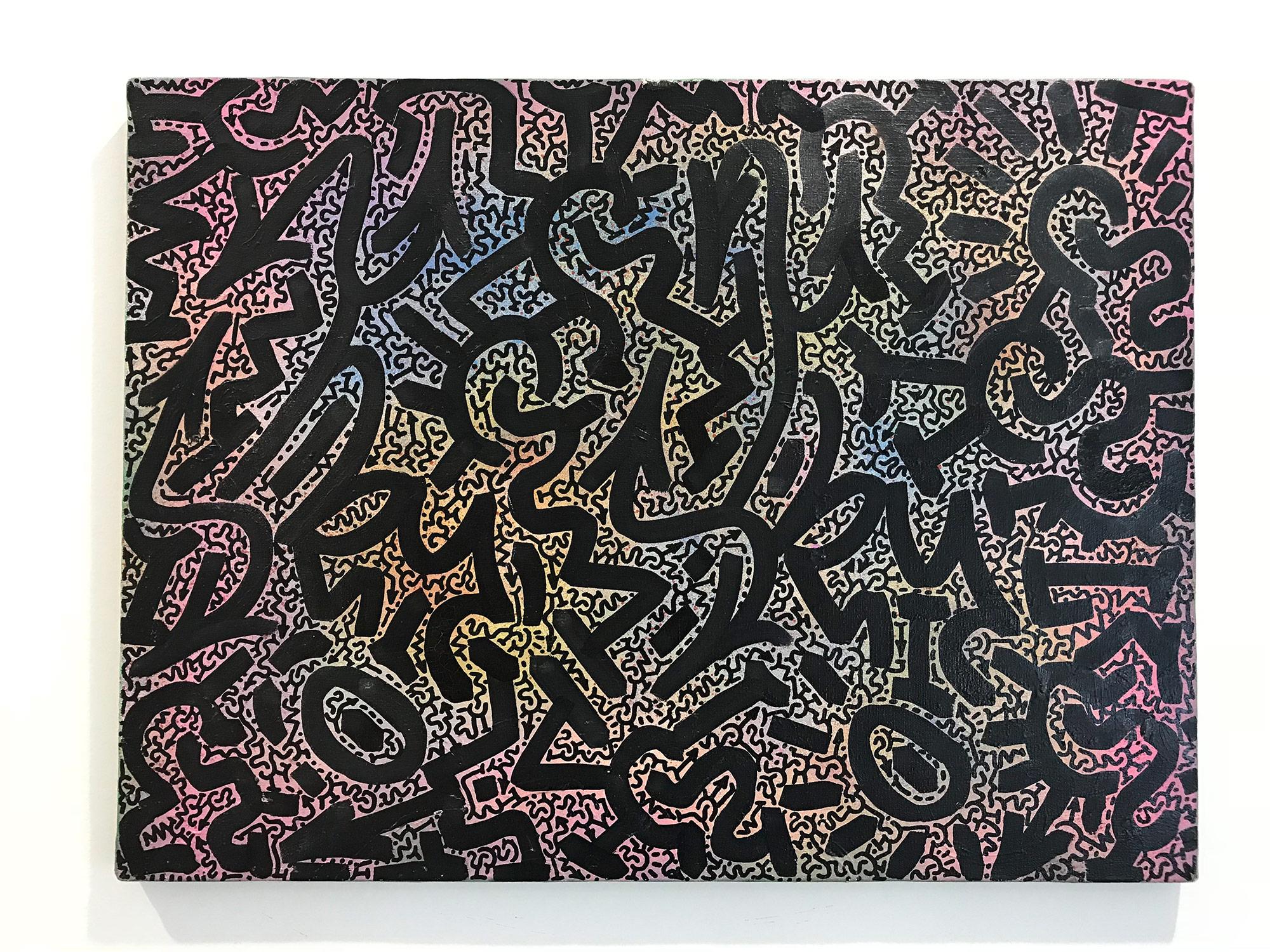 Tag on Prism of Colors, Partner of Keith Haring, Street Art 8