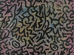 Tag on Prism of Colors, Partner of Keith Haring, Street Art