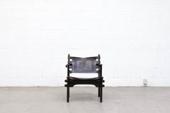 Angel Pazmino Leather Safari Chair