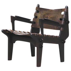 Angel Pazmino Leather Safari Chair