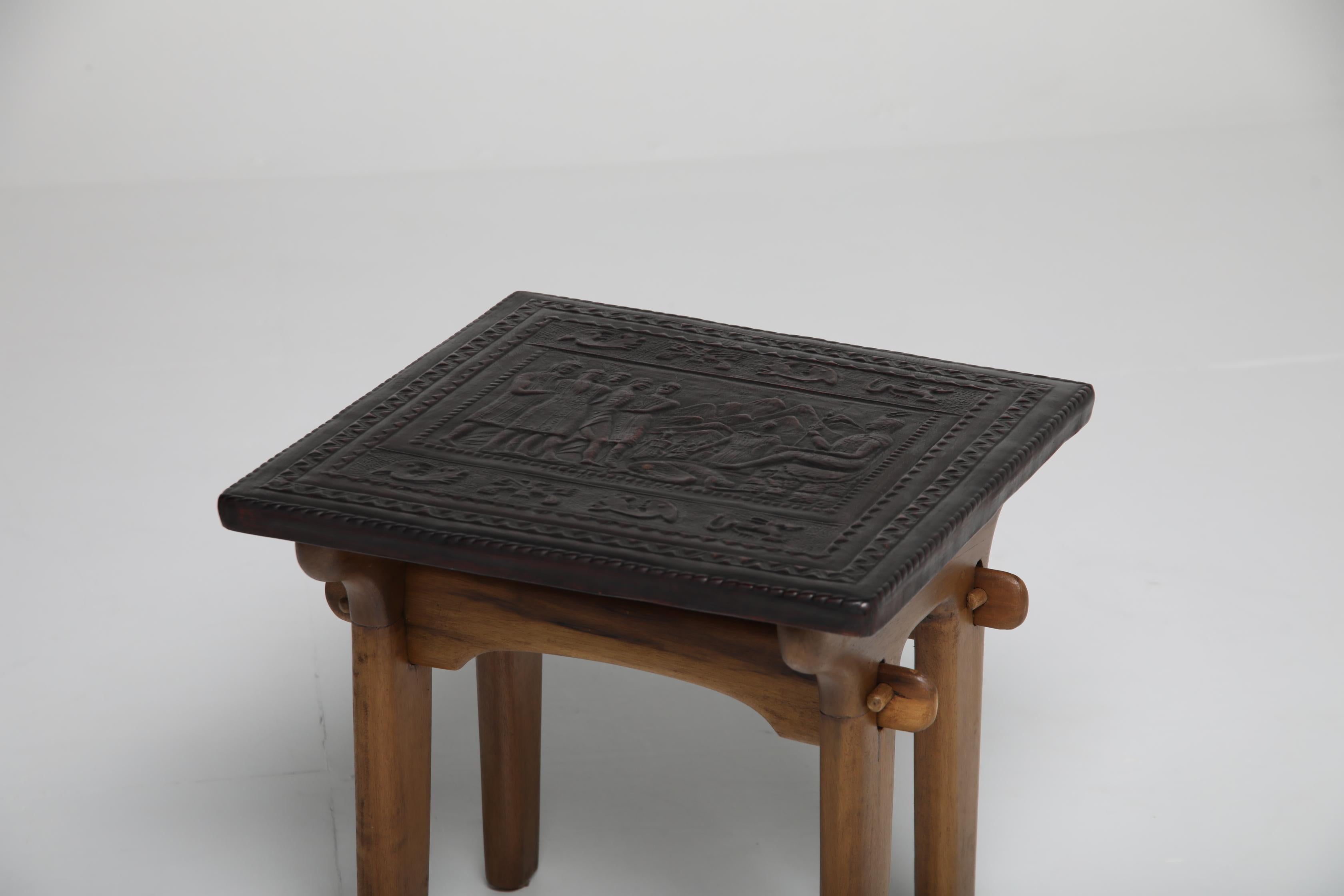 Équatorien Ángel Pazmino Side Table, Ecuador, 1960s en vente
