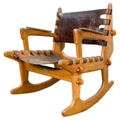 Vintage Angel Pazmino Small Sling Rocking Chair