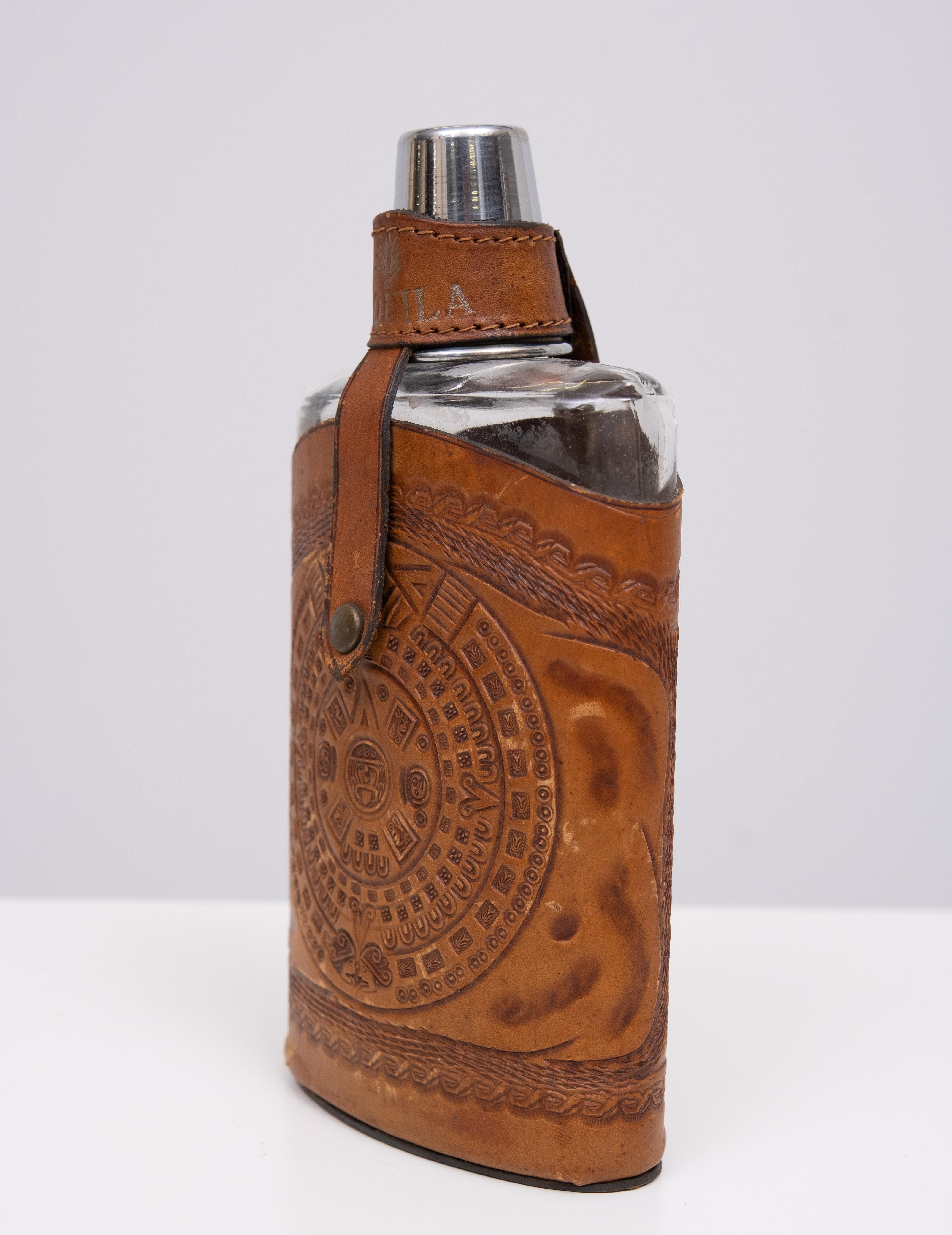 Angel Pazmino Tequila Flachmann  Ecuador  1960s (Moderne der Mitte des Jahrhunderts) im Angebot