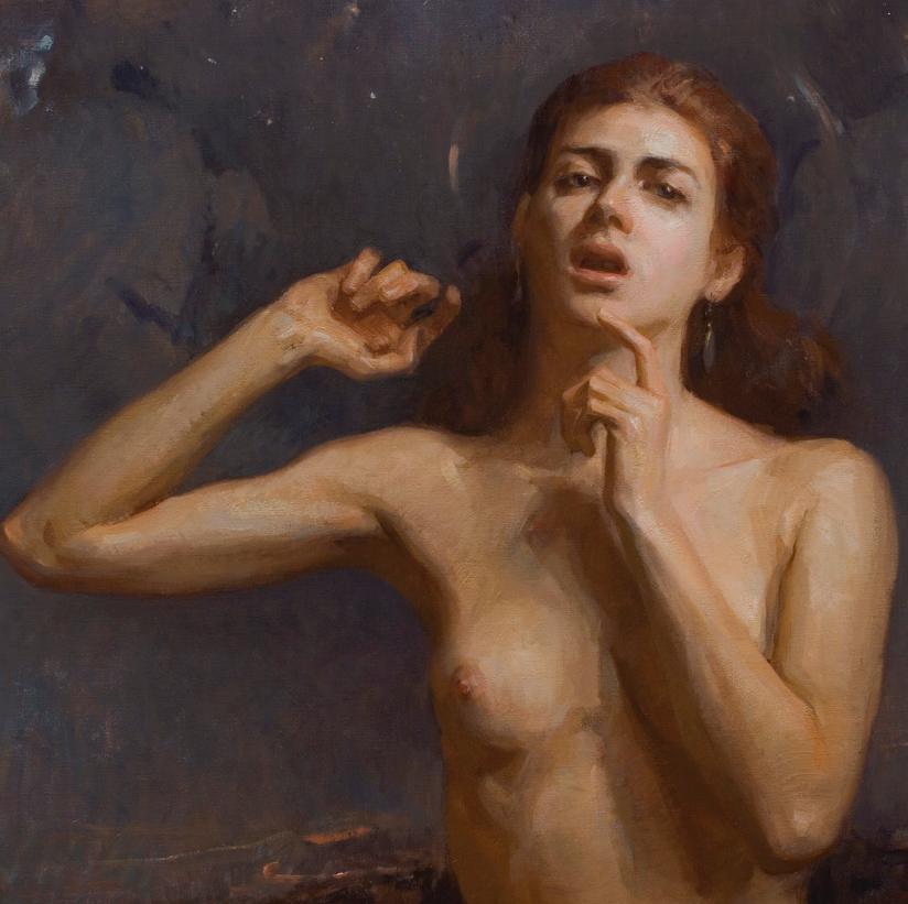 Allegorie des Impressionisten Chopin-Nocturne  Akademie Florenz  Bildliche Darstellung  Öl (Impressionismus), Painting, von Angel Ramiro Sanchez